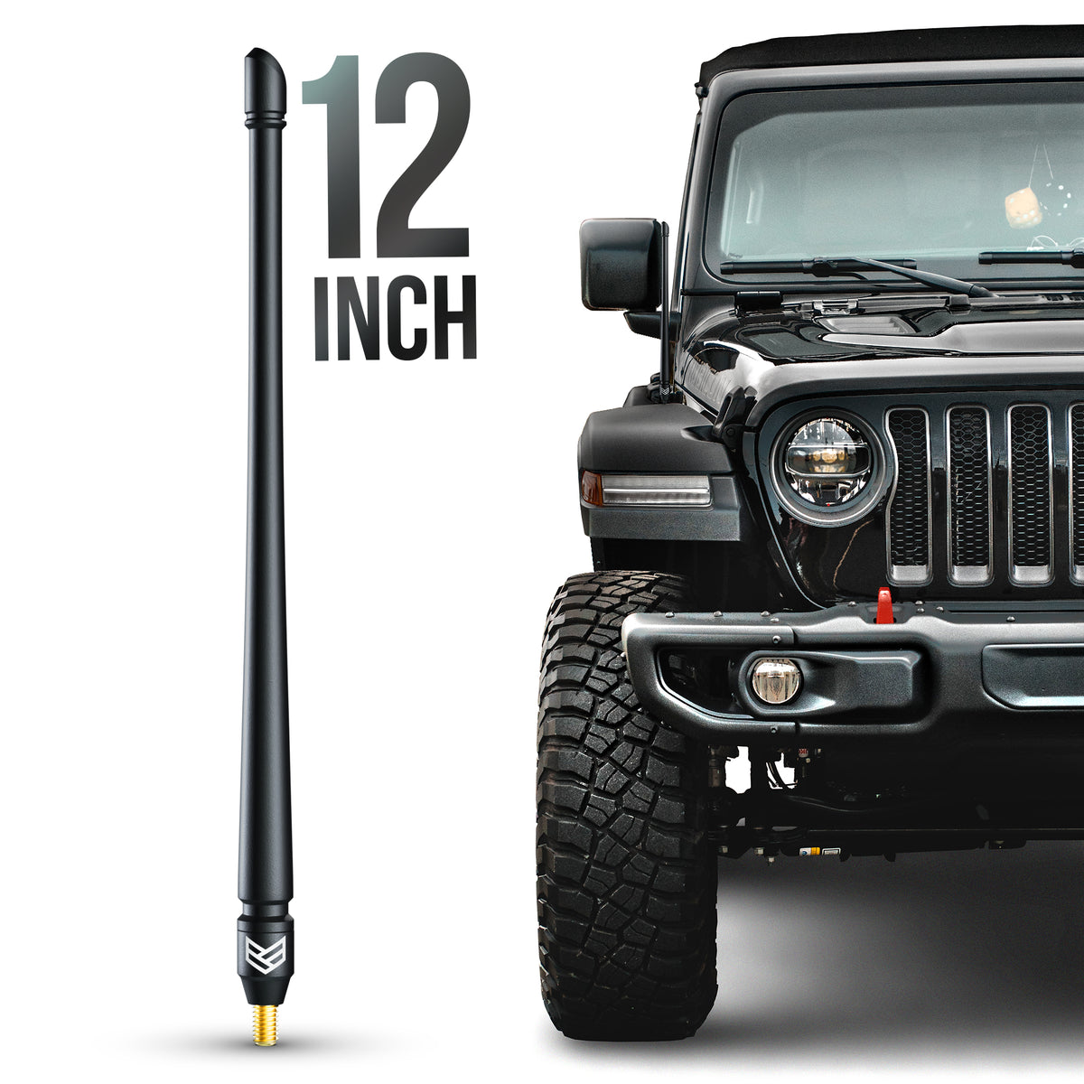 JEEP TUFFLOCK FLEXIBLE ANTENNA 12 INCH